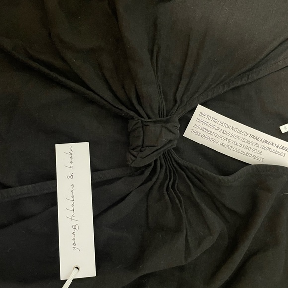 Young Fabulous & Broke black crop top - Picture 6 of 6